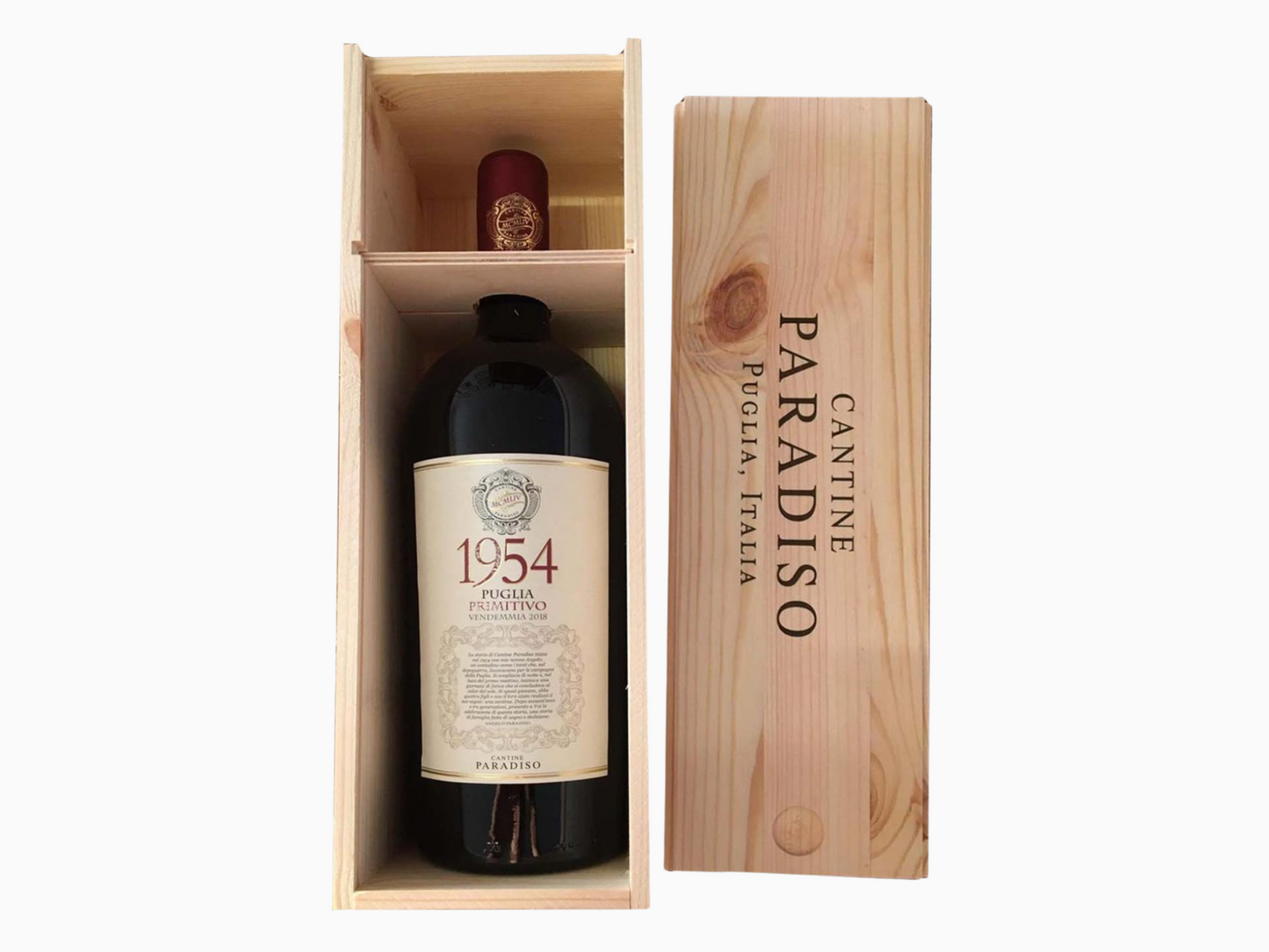 Paradiso 1954 Primitivo 2022 Magnum in houten kist - 150 cl