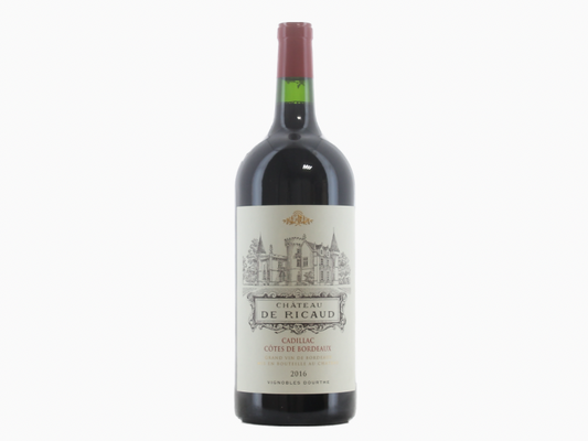 Château de Ricaud - Cadillac Côtes de Bordeaux 2016 - 3L